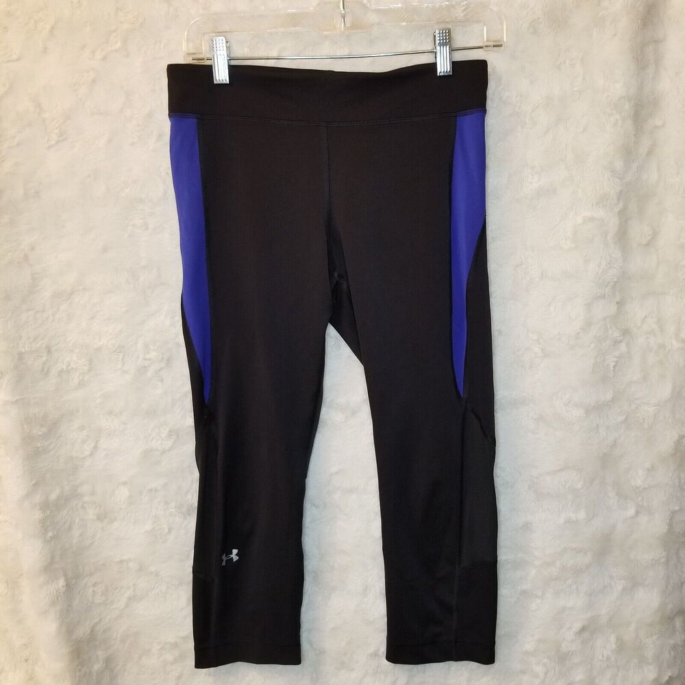 Under Armour Pants Womens Sz Small Black Tights Activewear Yoga Pull On